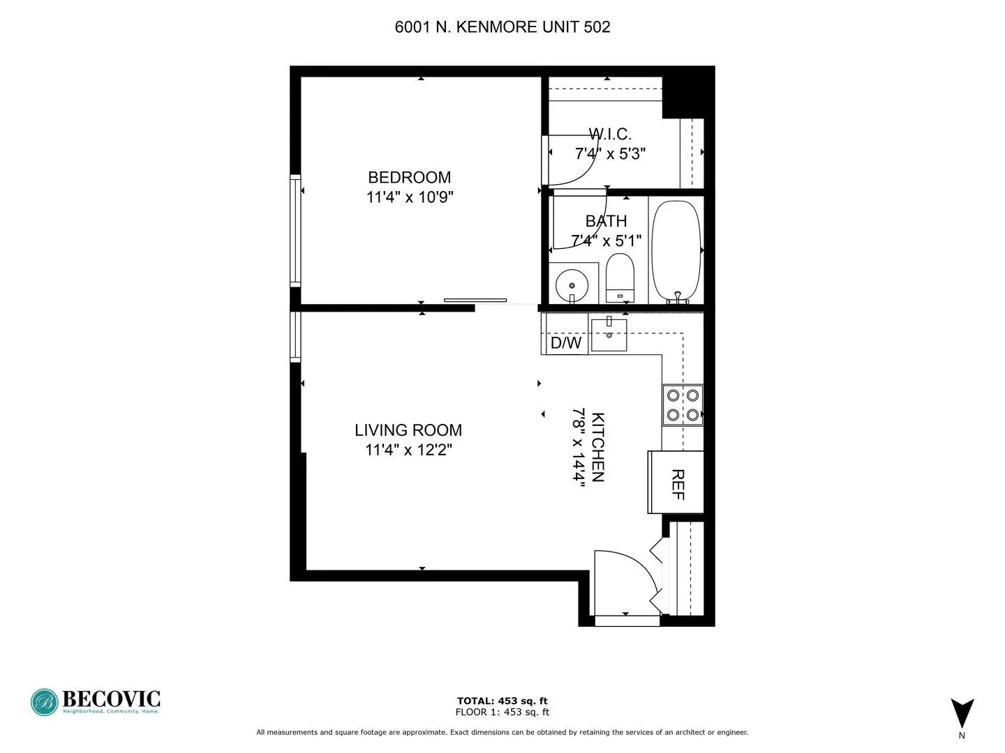 6001 N Kenmore Ave, ,  60660, USA 60660-unit#502-Chicago-IL