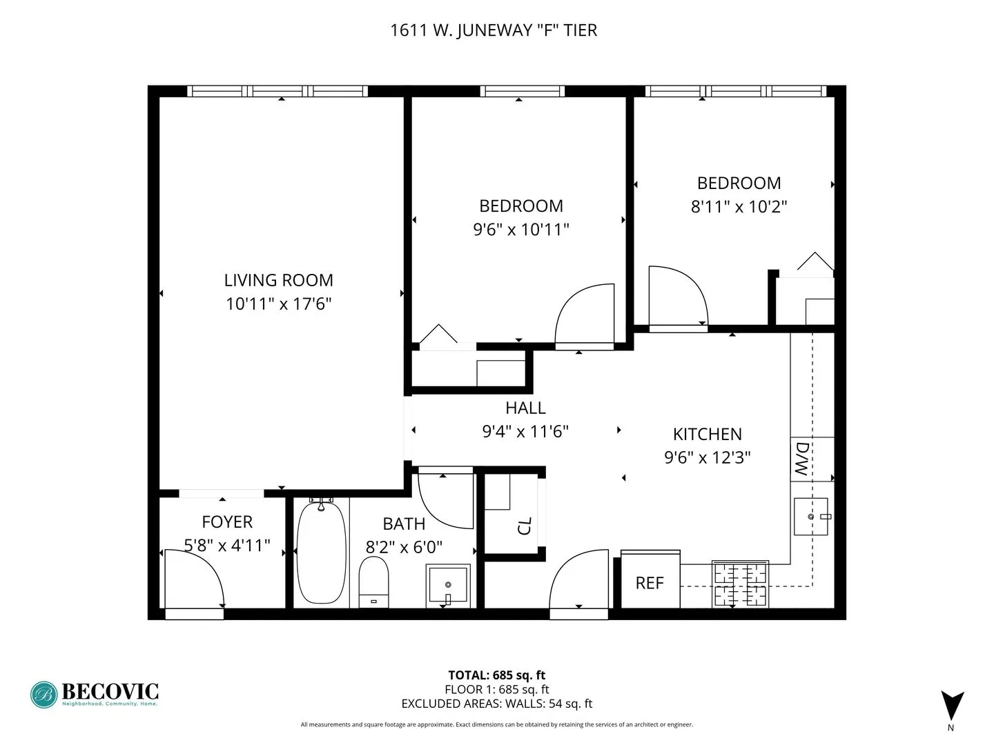 1611 W Juneway Terrace, ,  60626, USA 60626-unit#2F-Chicago-IL
