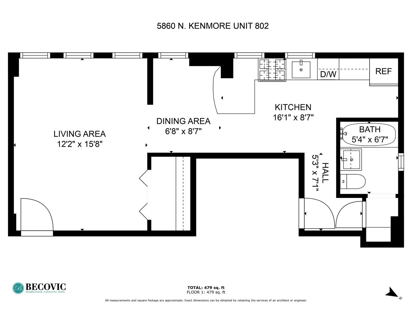 5860 N Kenmore Ave, ,  60660, USA 60660-unit#802-Chicago-IL