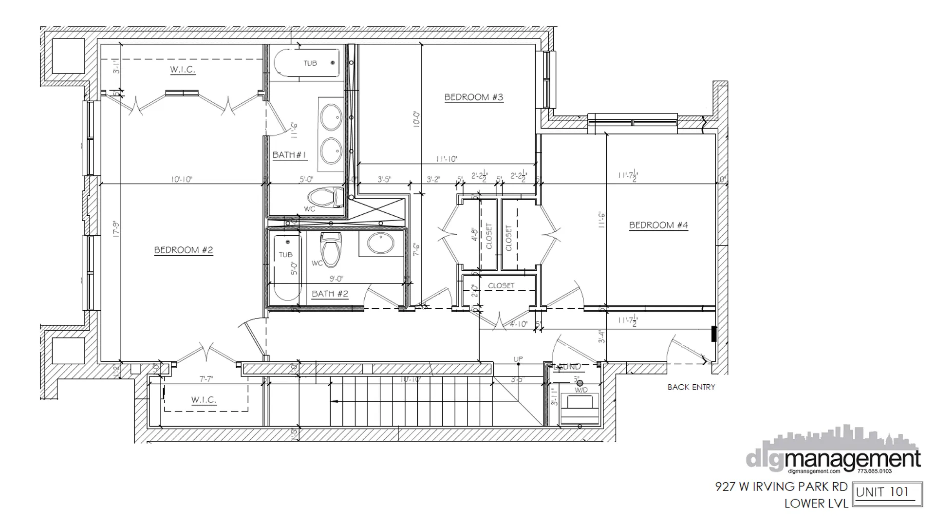 927 W Irving Park Rd, ,  60613, USA 60613-unit#927-101-Chicago-IL