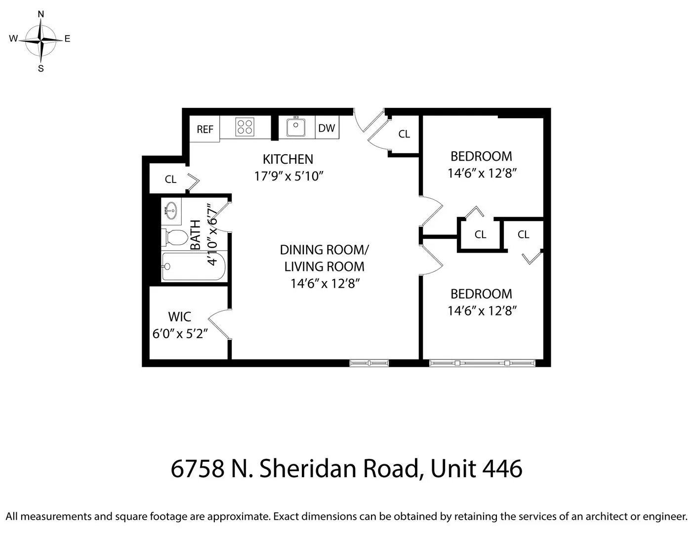 6758 N Sheridan Rd, ,  60626, USA 60626-unit#446-Chicago-IL