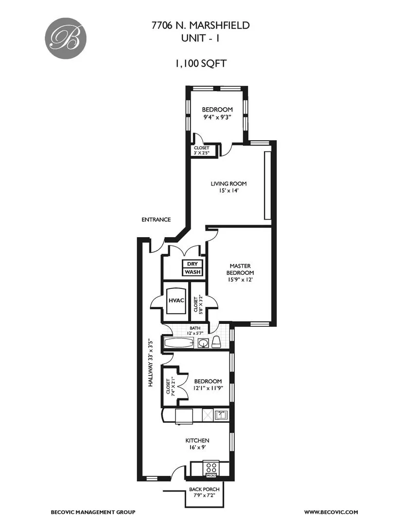 7706 N Marshfield Ave, , 60626, USA 60626-unit#2-Chicago-IL