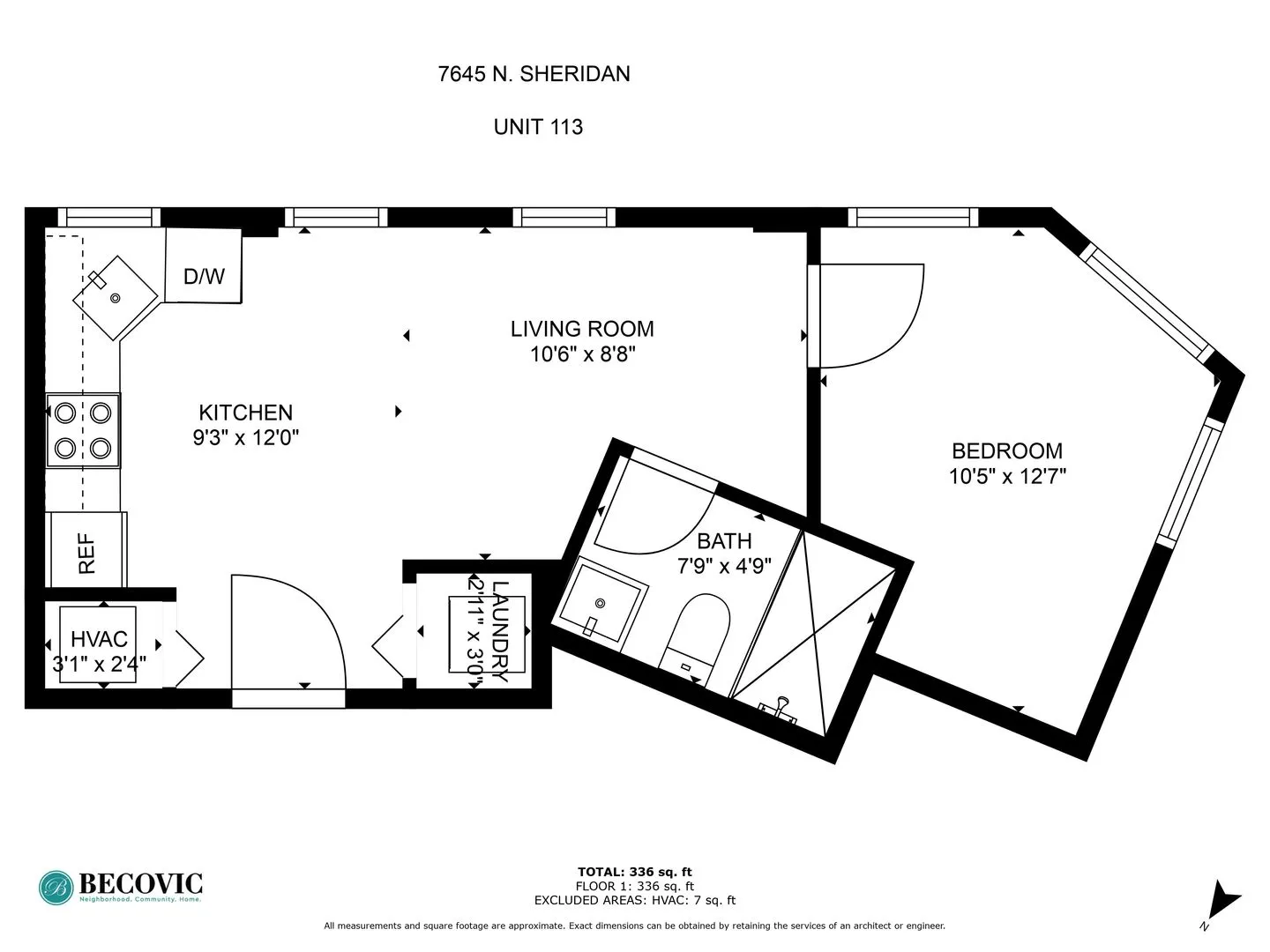 7645 N Sheridan Rd, ,  60626, USA 60626-unit#113-Chicago-IL