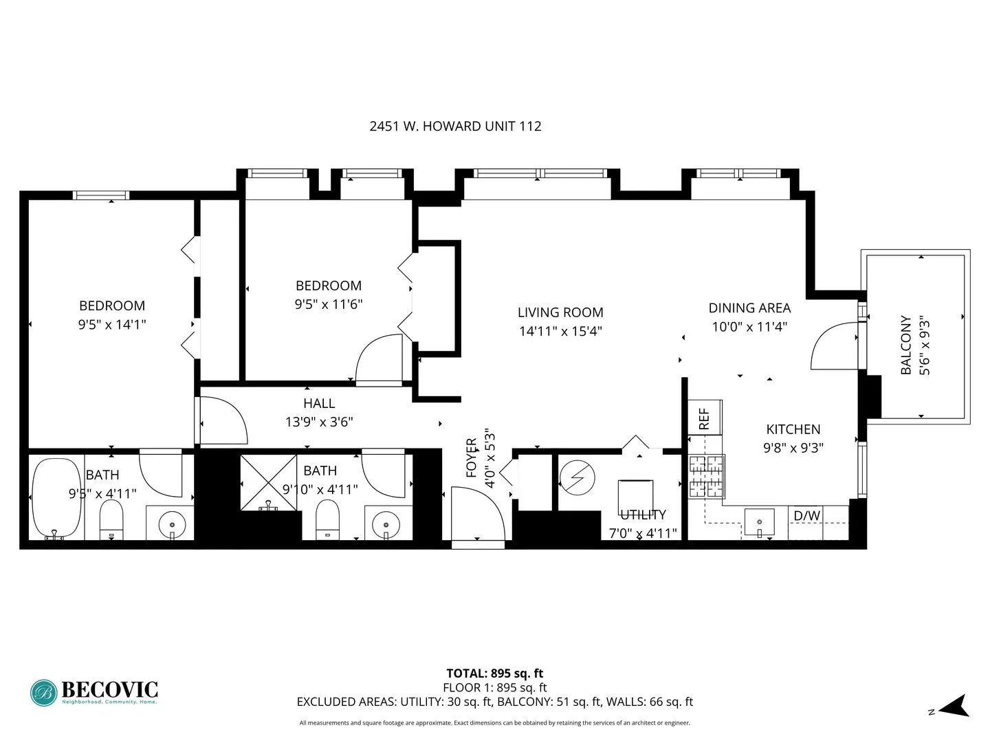 2451 W Howard St, ,  60645, USA 60645-unit#112-Chicago-IL