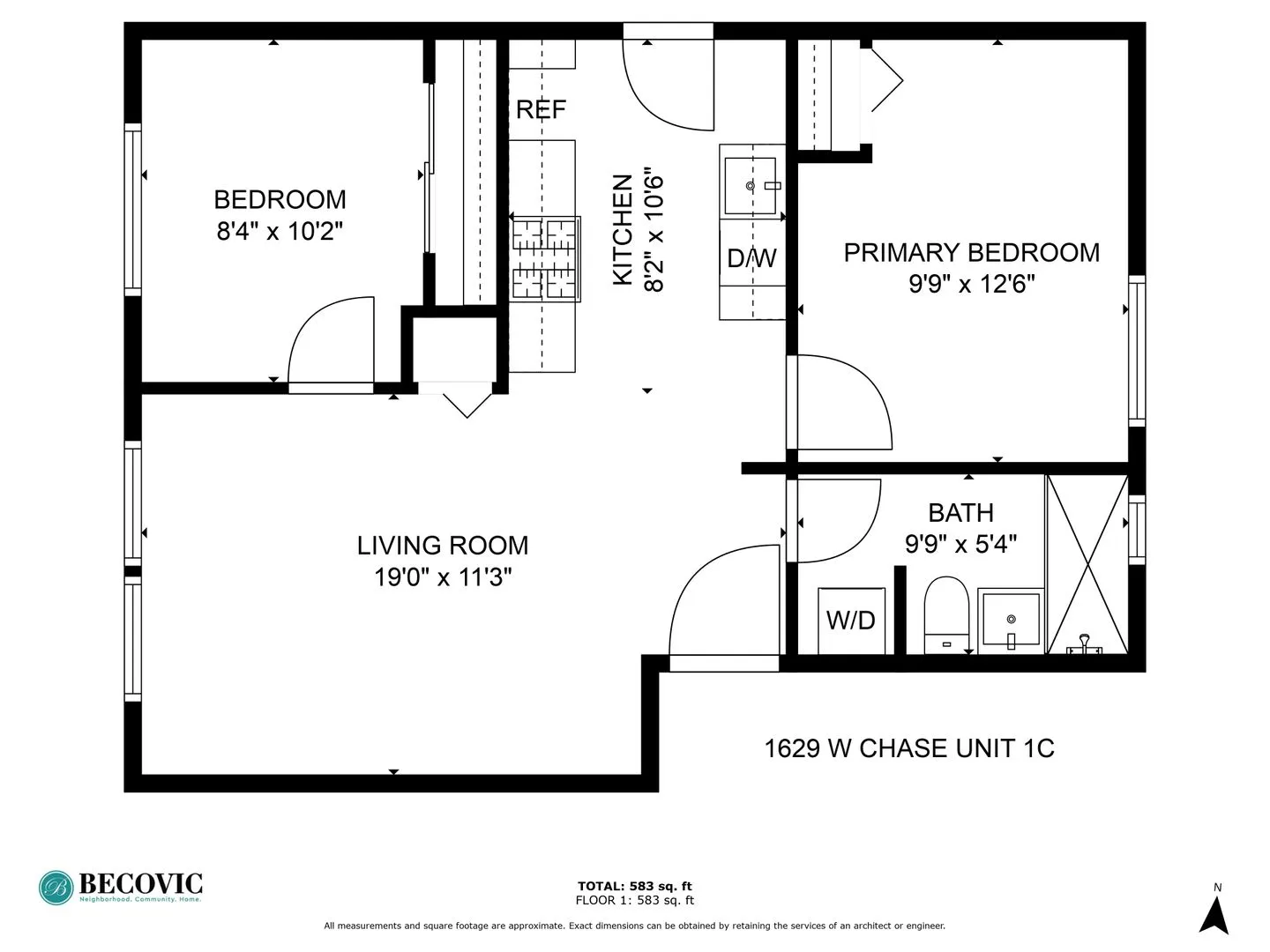 1629 W Chase Ave, ,  60626, USA 60626-unit#1C-Chicago-IL