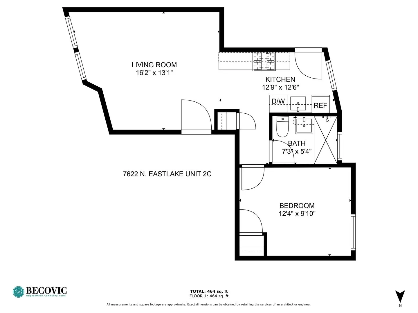 7622 N Eastlake Terrace, ,  60626, USA 60626-unit#2C-Chicago-IL