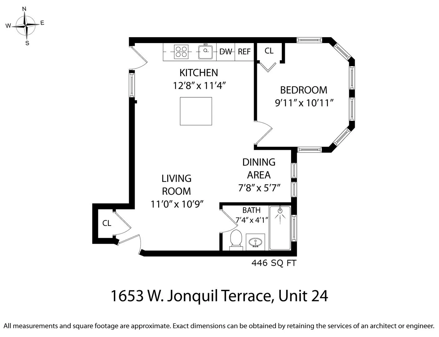 1653 W Jonquil Terrace, , 60626, USA 60626-unit#24-Chicago-IL