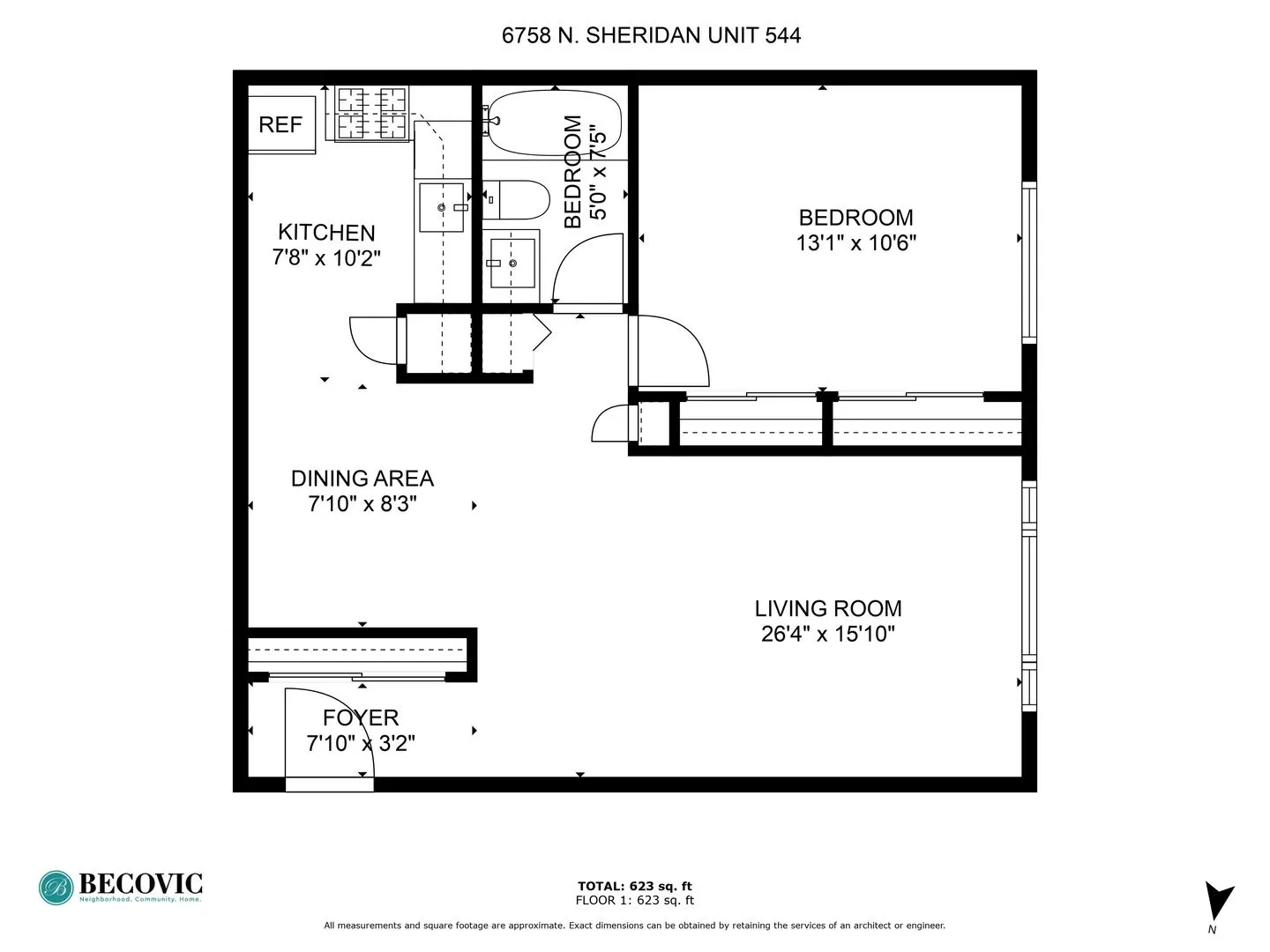 6758 N Sheridan Rd, ,  60626, USA 60626-unit#544-Chicago-IL