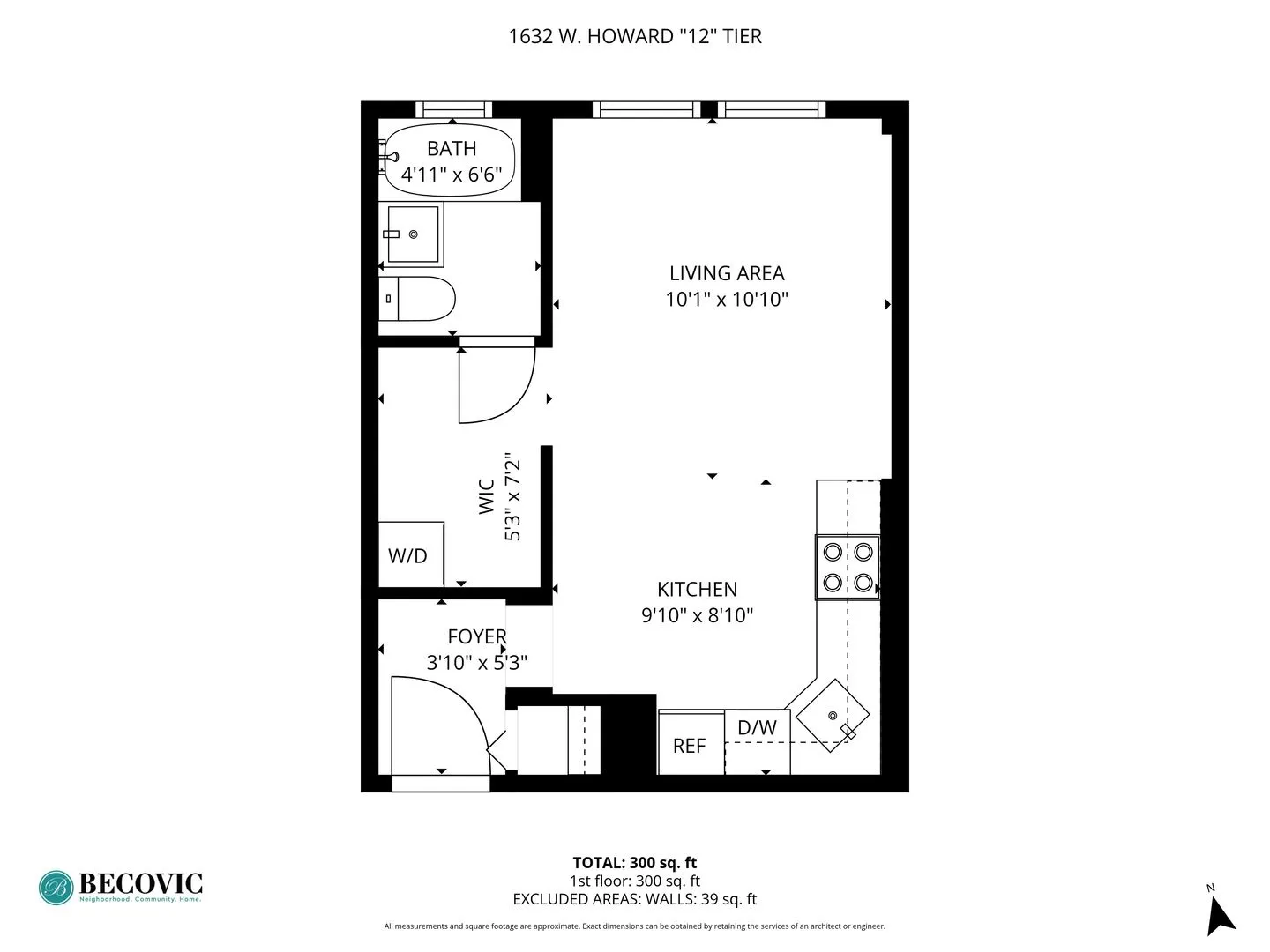 1634 W Howard St, , 60626, USA 60626-unit#312-Chicago-IL