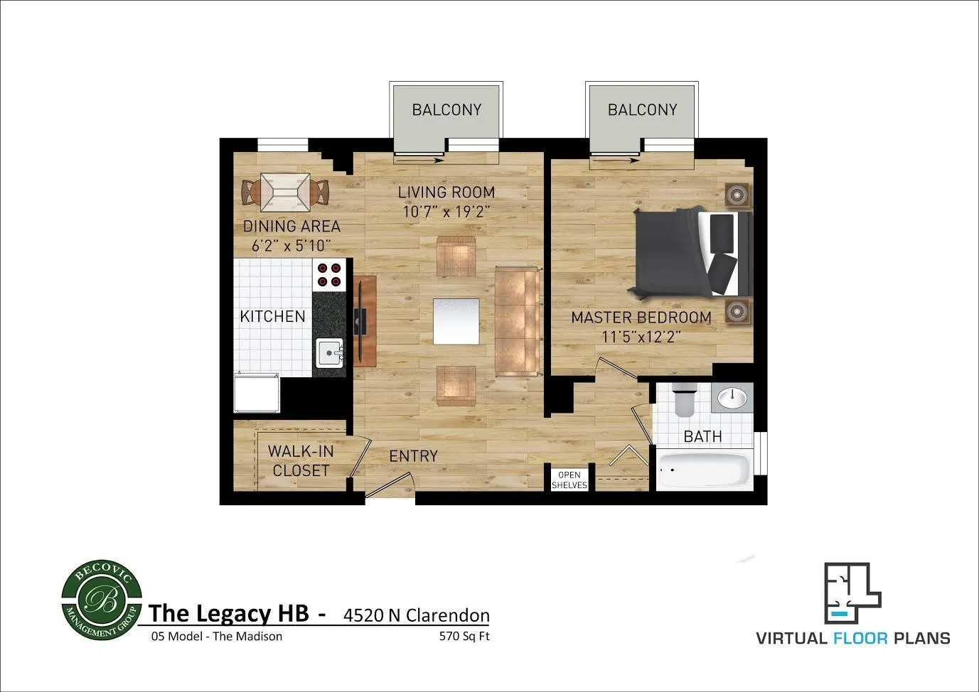 4520 N Clarendon Ave, ,  60613, USA 60640-unit#305-Chicago-IL