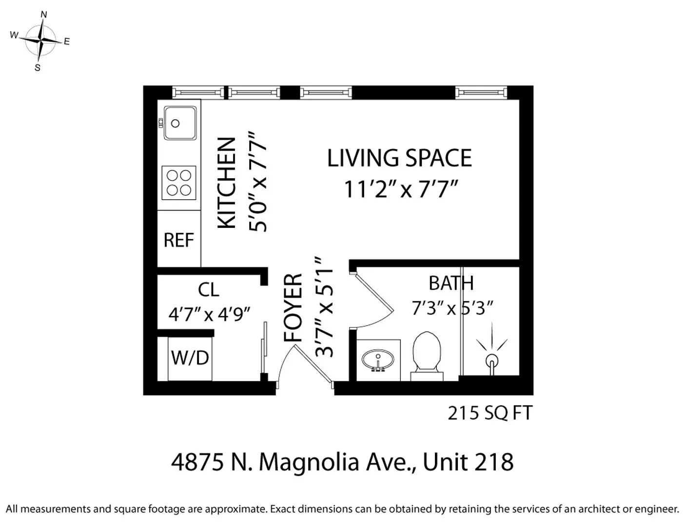 4875 N Magnolia Ave, ,  60640, USA 60640-unit#218-Chicago-IL