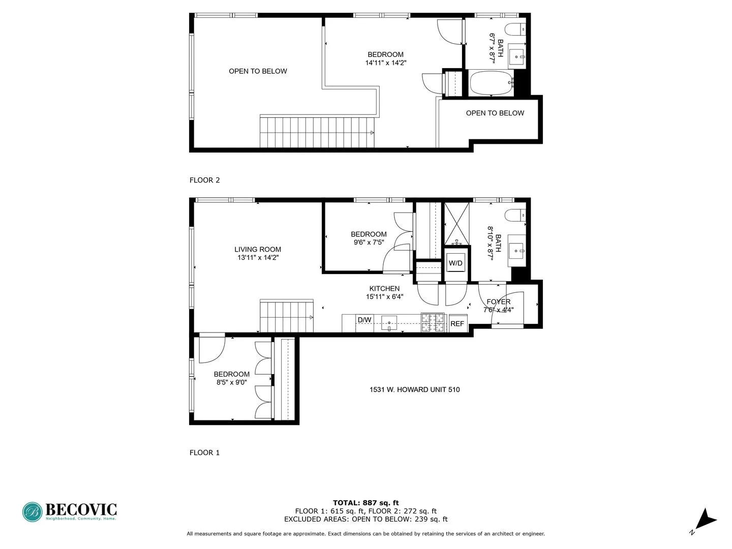 1531 W Howard St, , 60626, USA 60626-unit#510-Chicago-IL