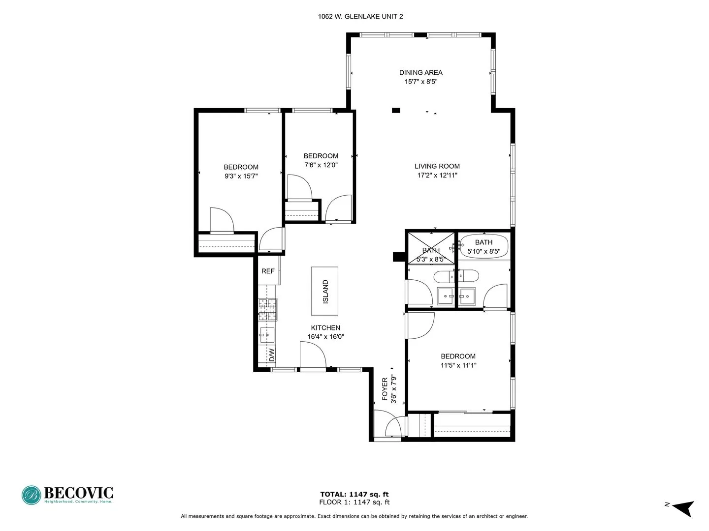 1062 W Glenlake Ave 2nd floor, , 60660, USA 60660-Chicago-IL