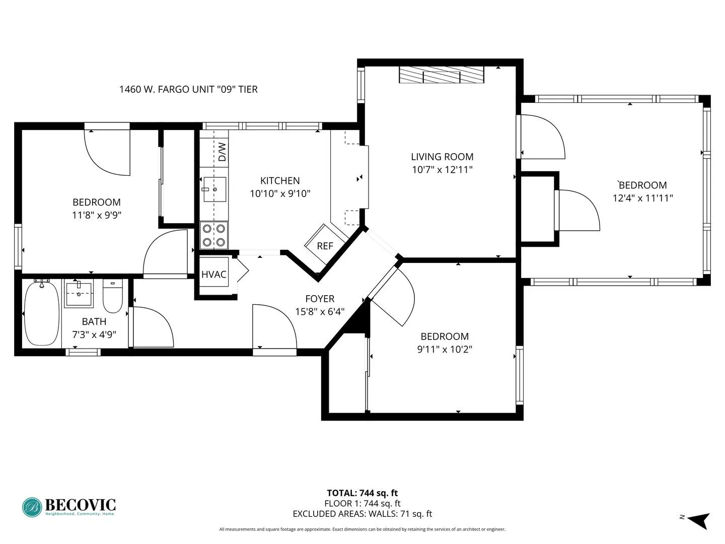 1460 W Fargo Ave, ,  60626, USA 60626-unit#309-Chicago-IL