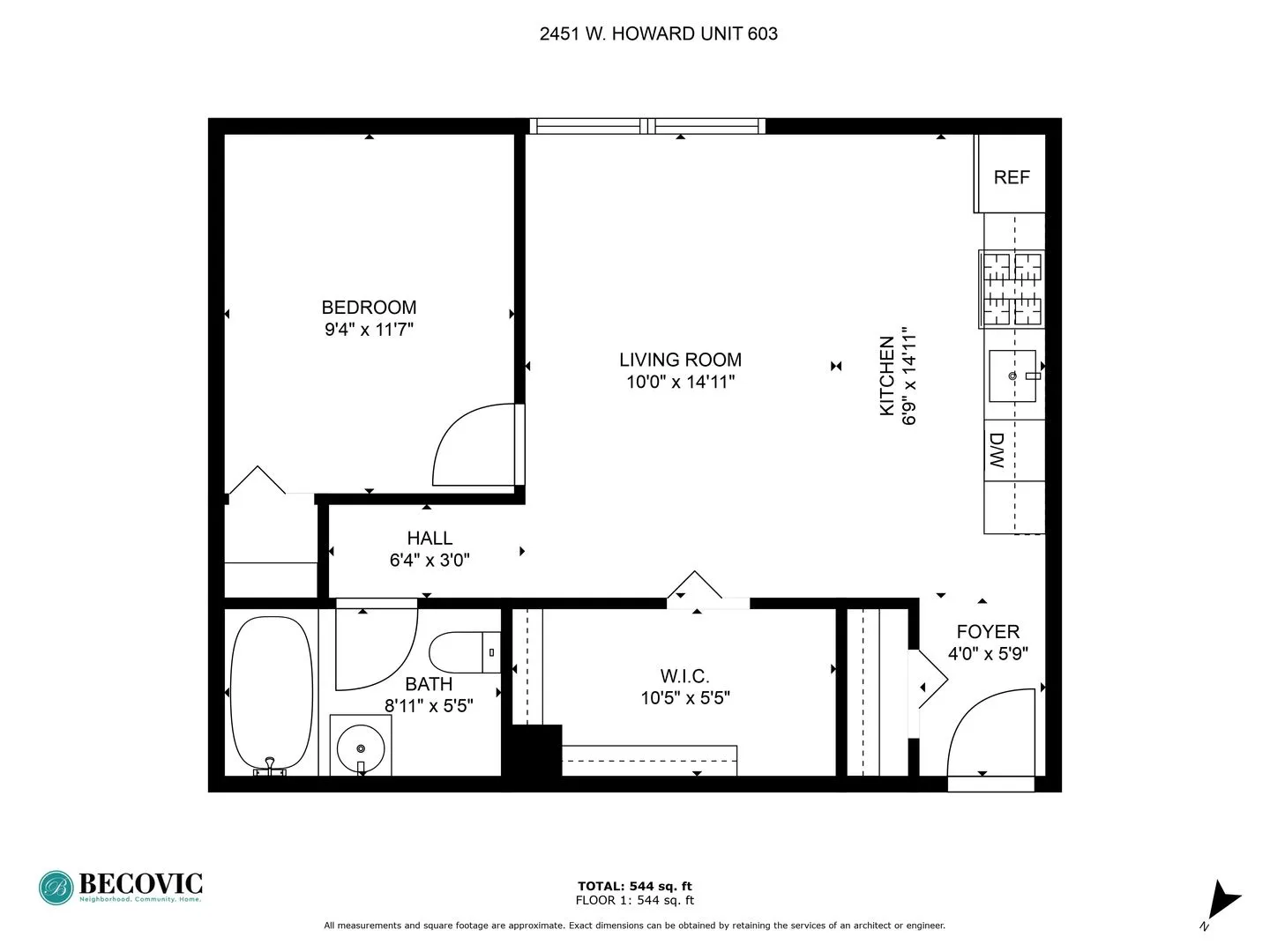 2451 W Howard St, ,  60645, USA 60645-unit#603-Chicago-IL