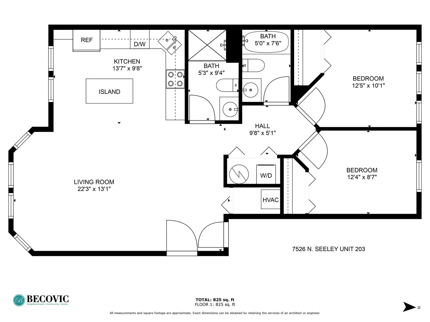7526 N Seeley Ave, ,  60645, USA 60645-unit#103-Chicago-IL