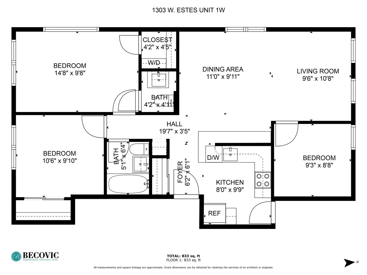 1303 W Estes Ave, ,  60626, USA 60626-unit#1W-Chicago-IL