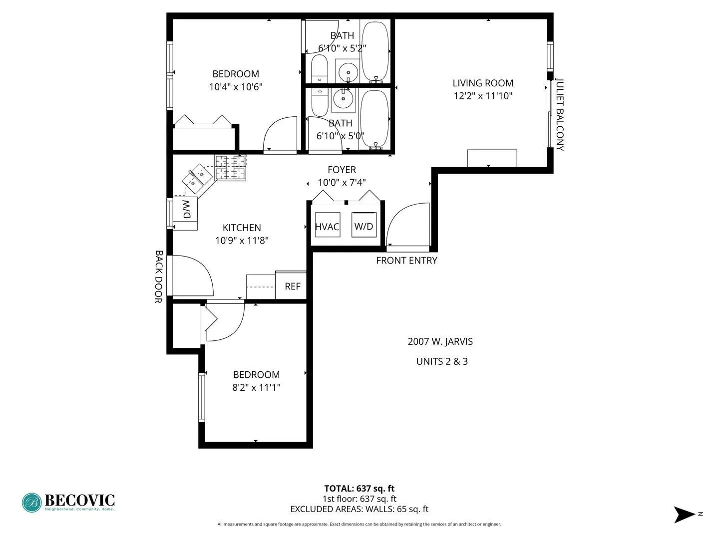 2007 W Jarvis Ave, ,  60645, USA 60645-unit#3-Chicago-IL