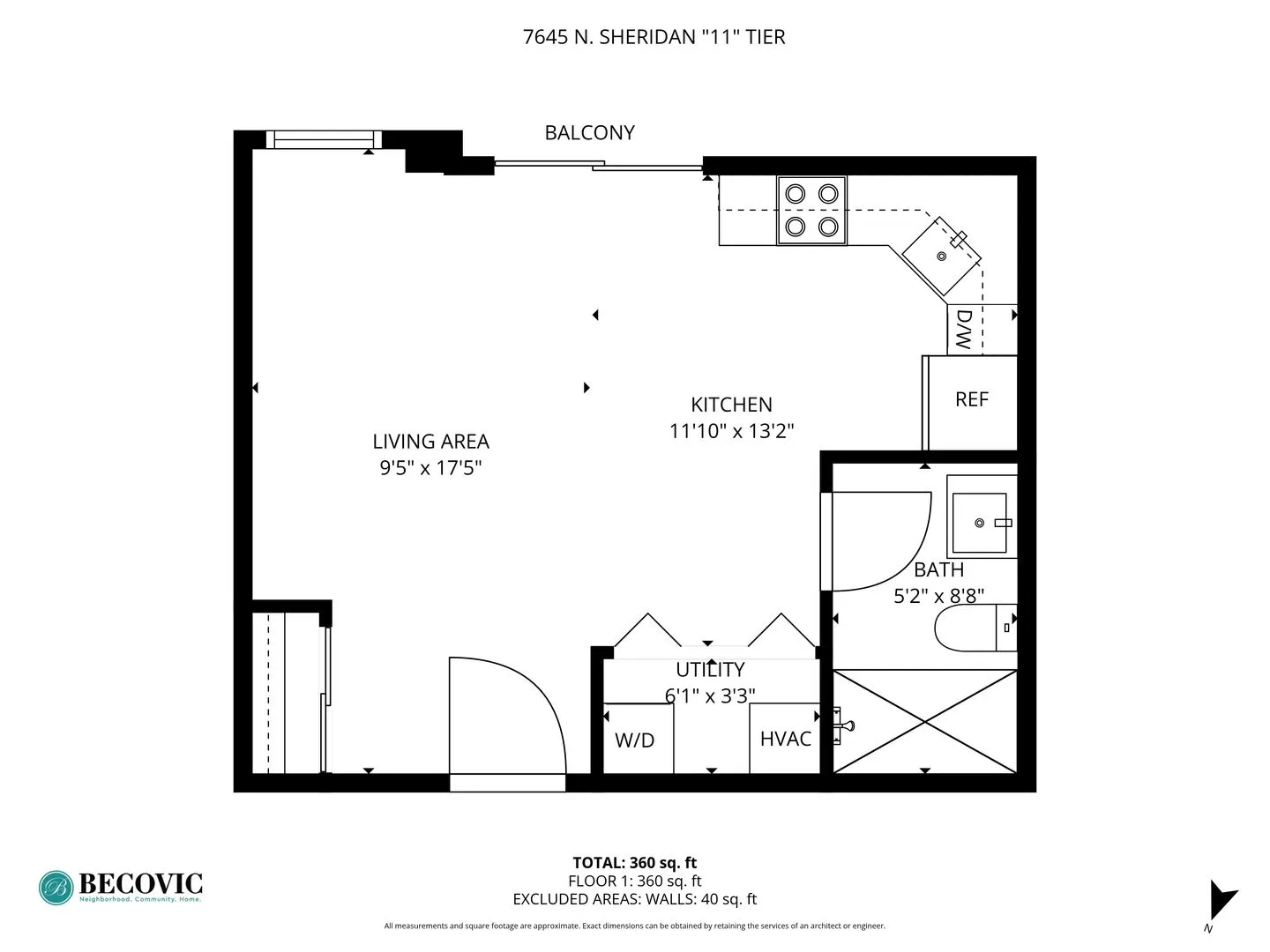 7645 N Sheridan Rd, ,  60626, USA 60626-unit#411-Chicago-IL