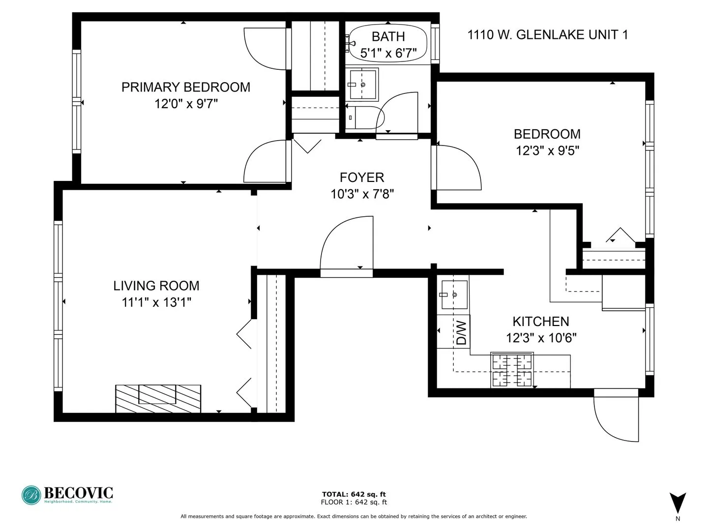 1110 W Glenlake Ave, ,  60660, USA 60660-unit#1ST FLOOR-Chicago-IL