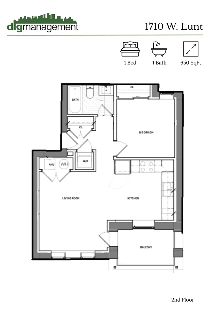 1710 W Lunt Ave, , 60626, USA IL-unit#1710-201-Chicago-IL