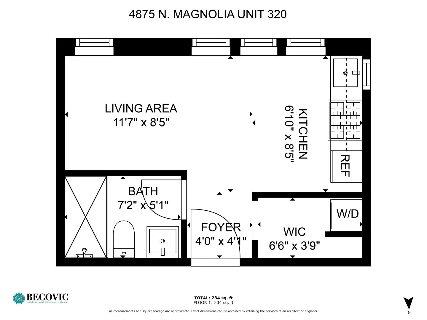 4875 N Magnolia Ave, ,  60640, USA 60640-unit#320-Chicago-IL