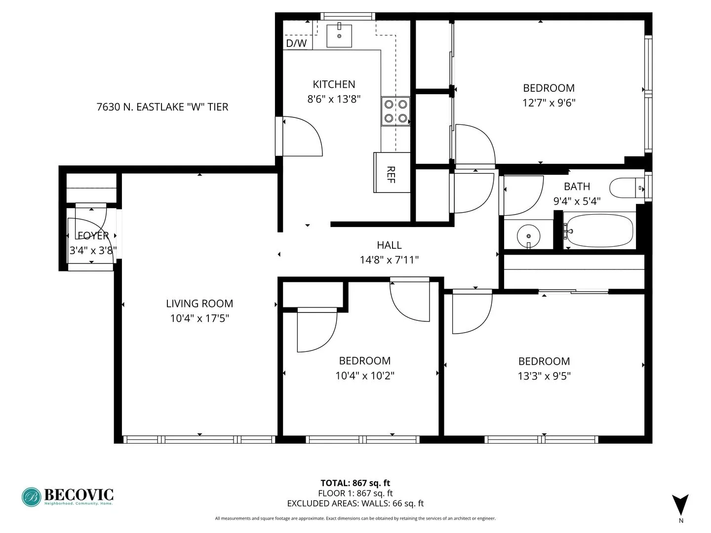 7630 N Eastlake Terrace, ,  60626, USA 60626-unit#2W-Chicago-IL