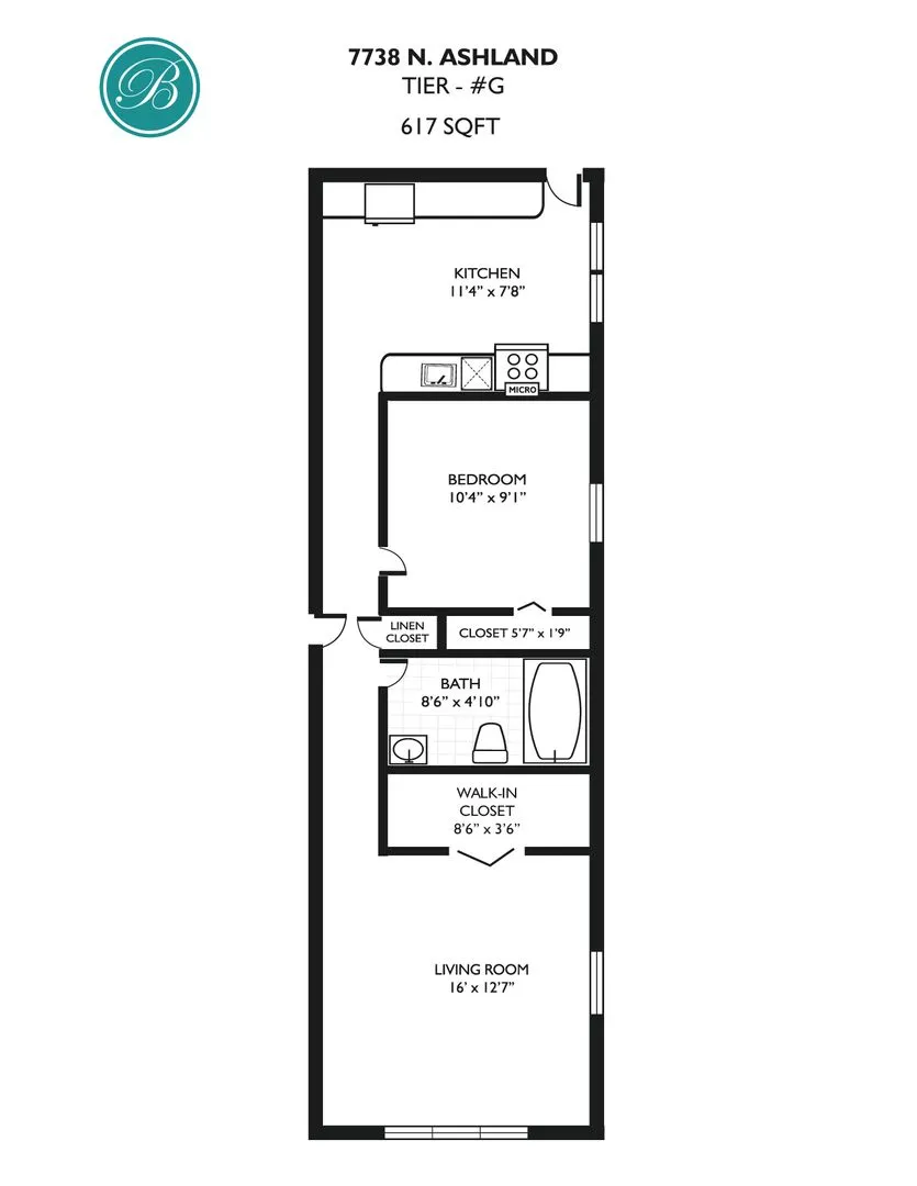 7738 N Ashland Ave, ,  60626, USA 60626-unit#1G-Chicago-IL