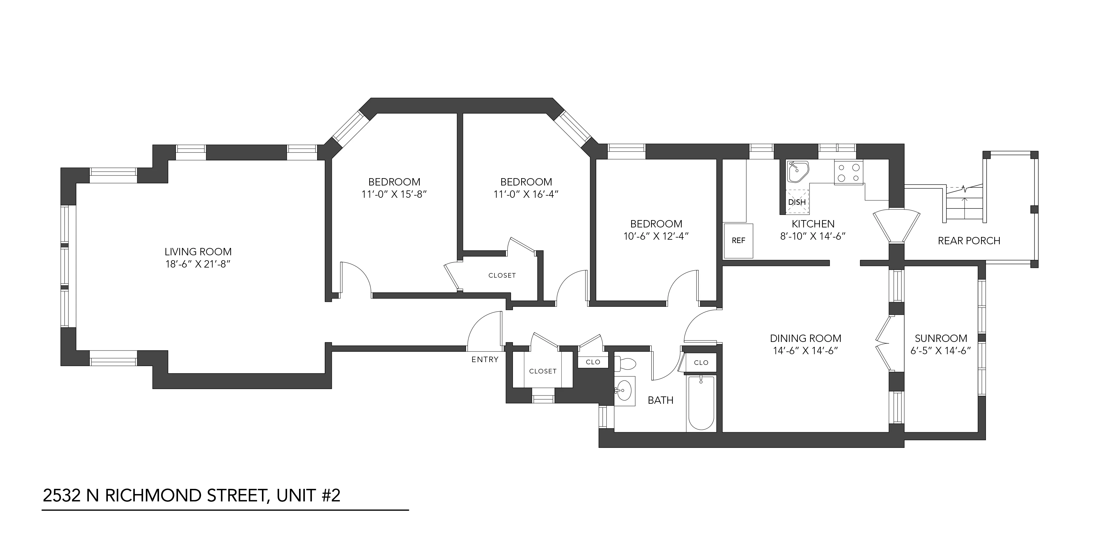 2532 N RICHMOND ST 60647-Richmond Apartments-unit#2-Chicago-IL