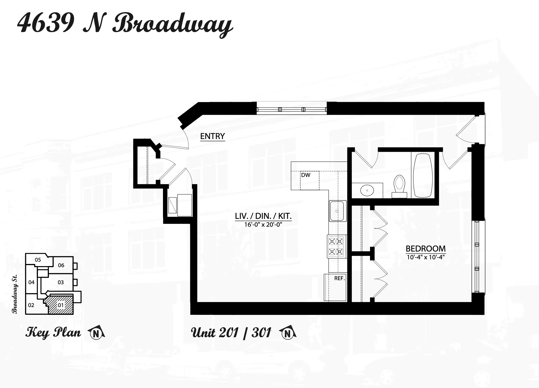 4639 N BROADWAY 60640-unit#201-Chicago-IL