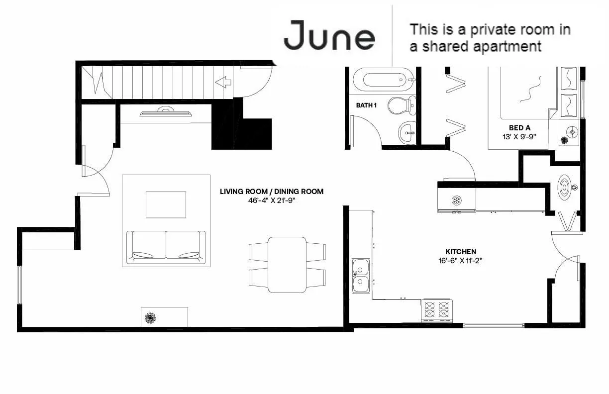 3110 N CLYBOURN AVE 60618-Room For Rent-unit#Apt1-Chicago-IL