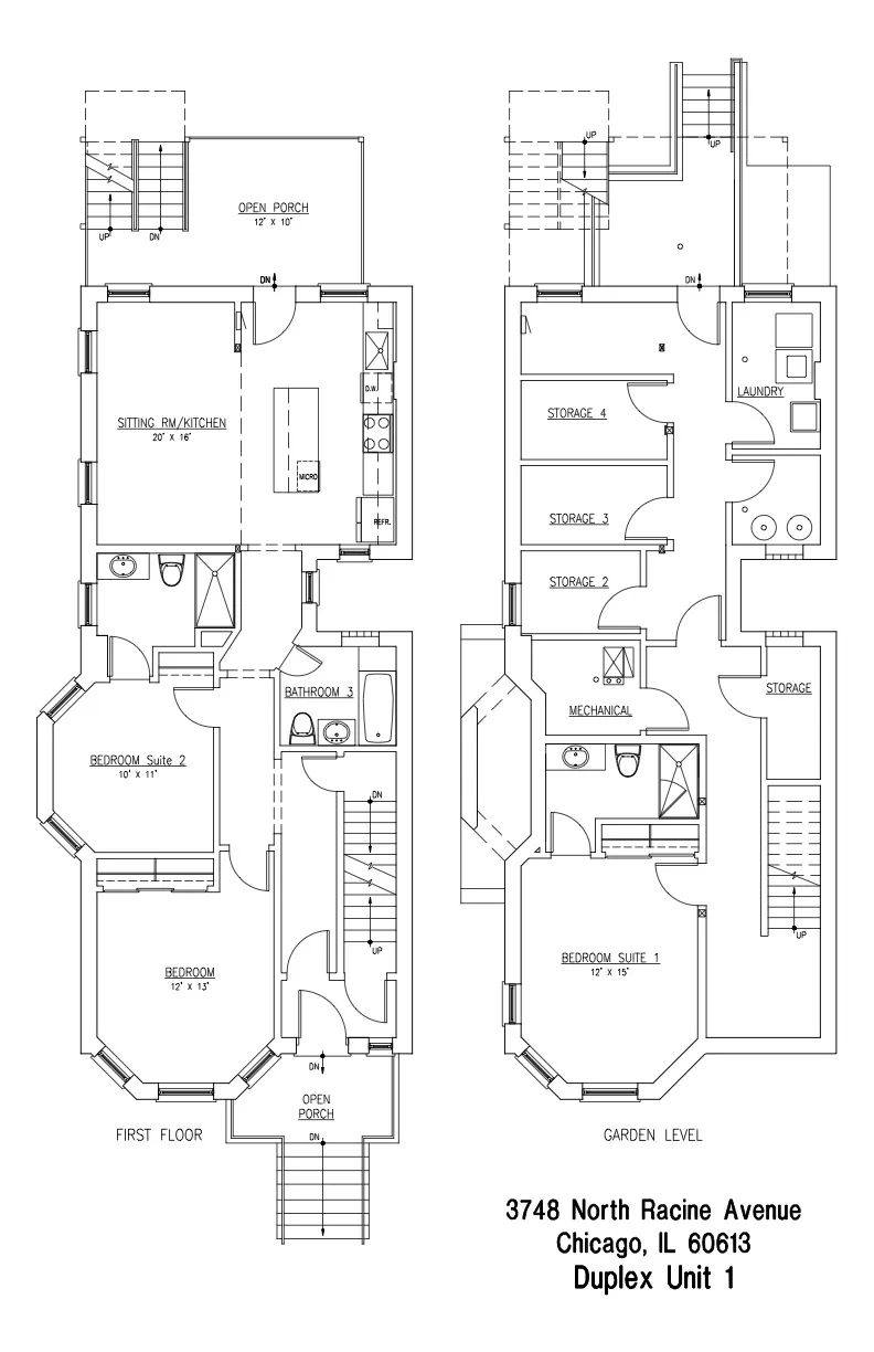 3748 N RACINE AVE 60613-unit#Apt 1-Chicago-IL