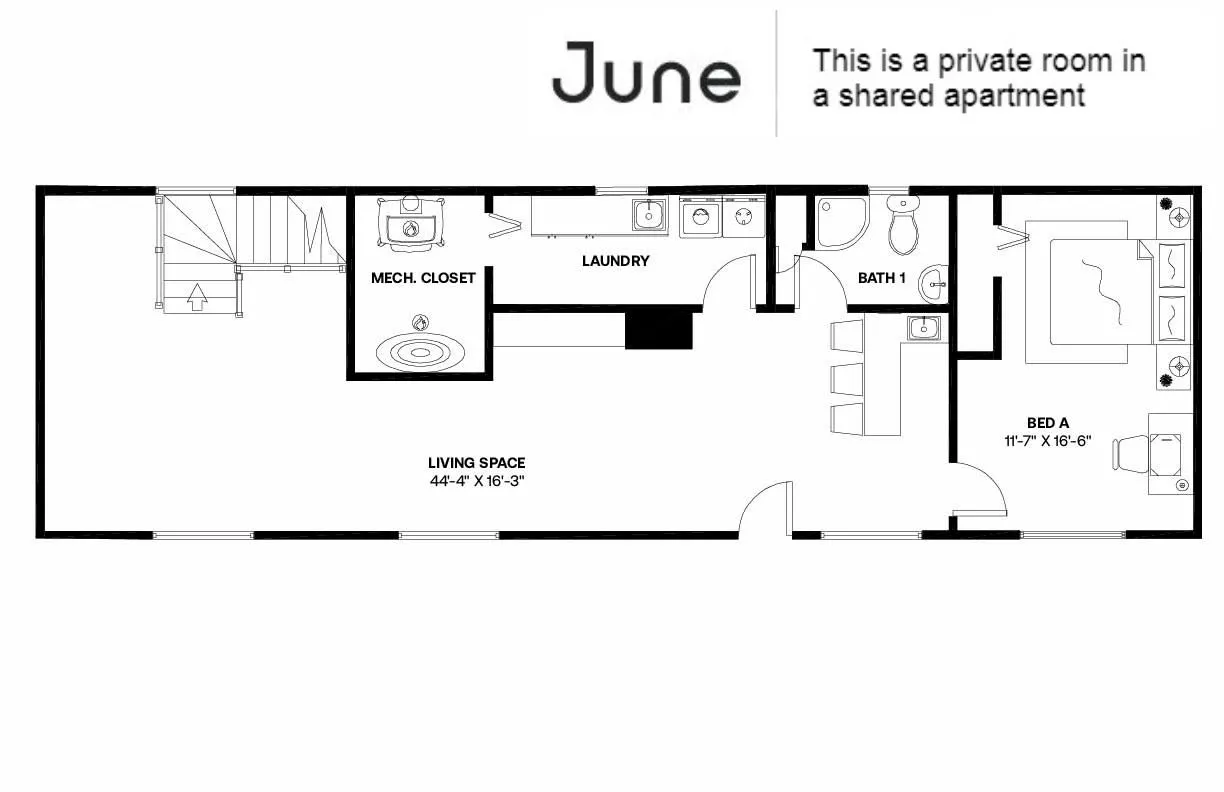 1455 N PAULINA ST 60622-Room For Rent-unit#Apt 1-Chicago-IL
