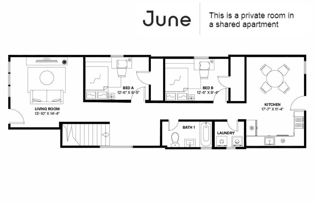 1246 W OHIO ST 60642-Room For Rent-unit#1-Chicago-IL