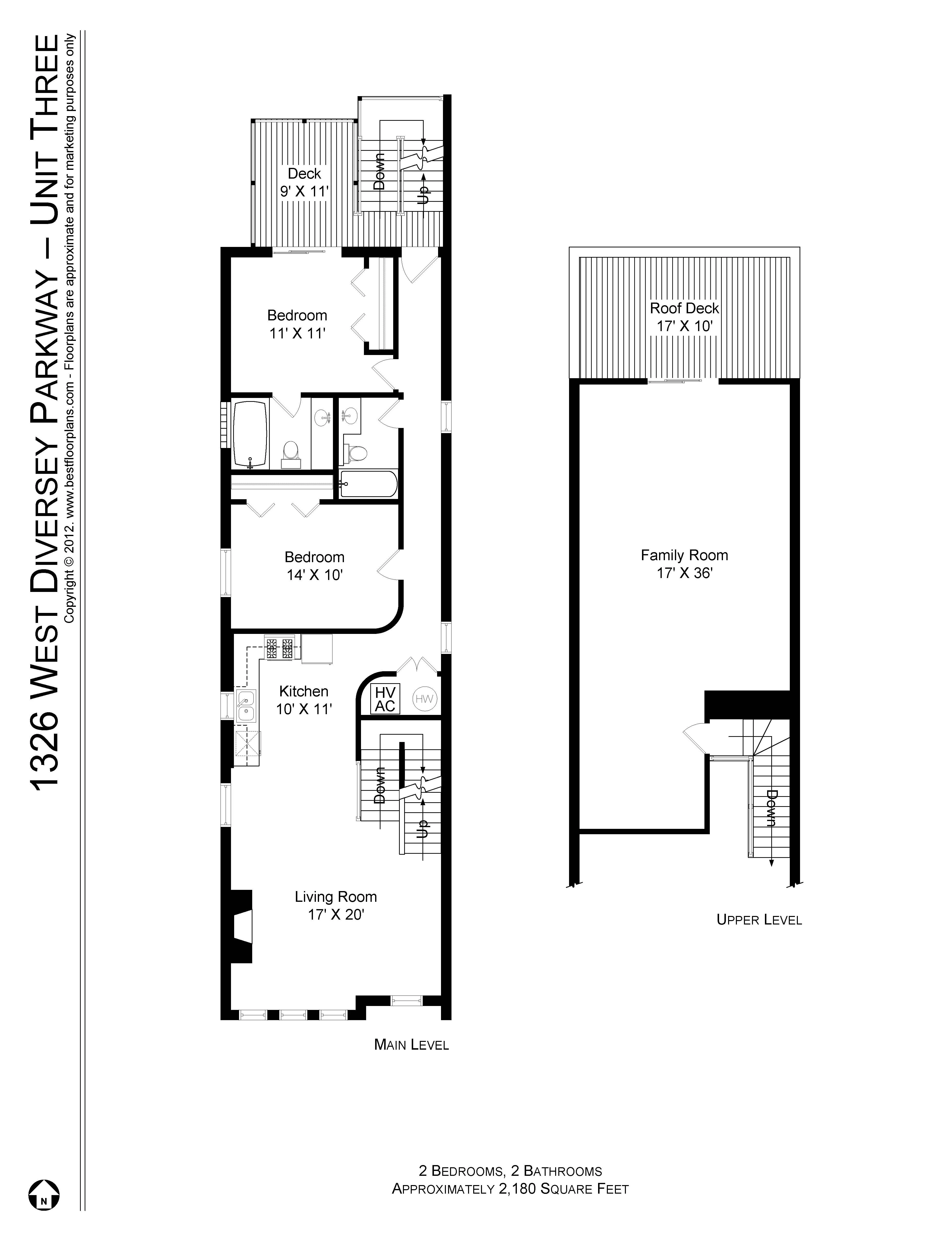 1326 W DIVERSEY PKWY 60614-unit#3-Chicago-IL
