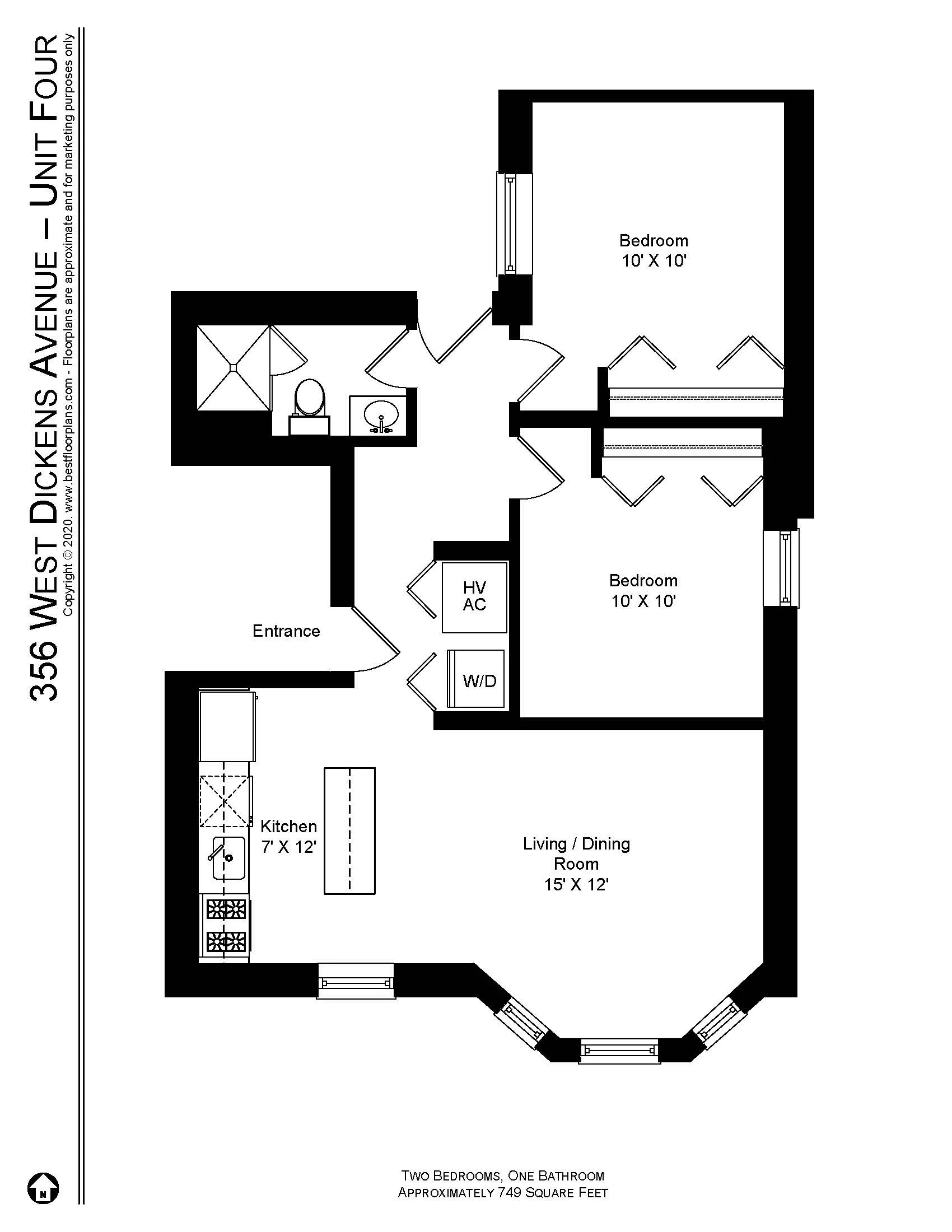356 W DICKENS AVE 60614-unit#4-Chicago-IL