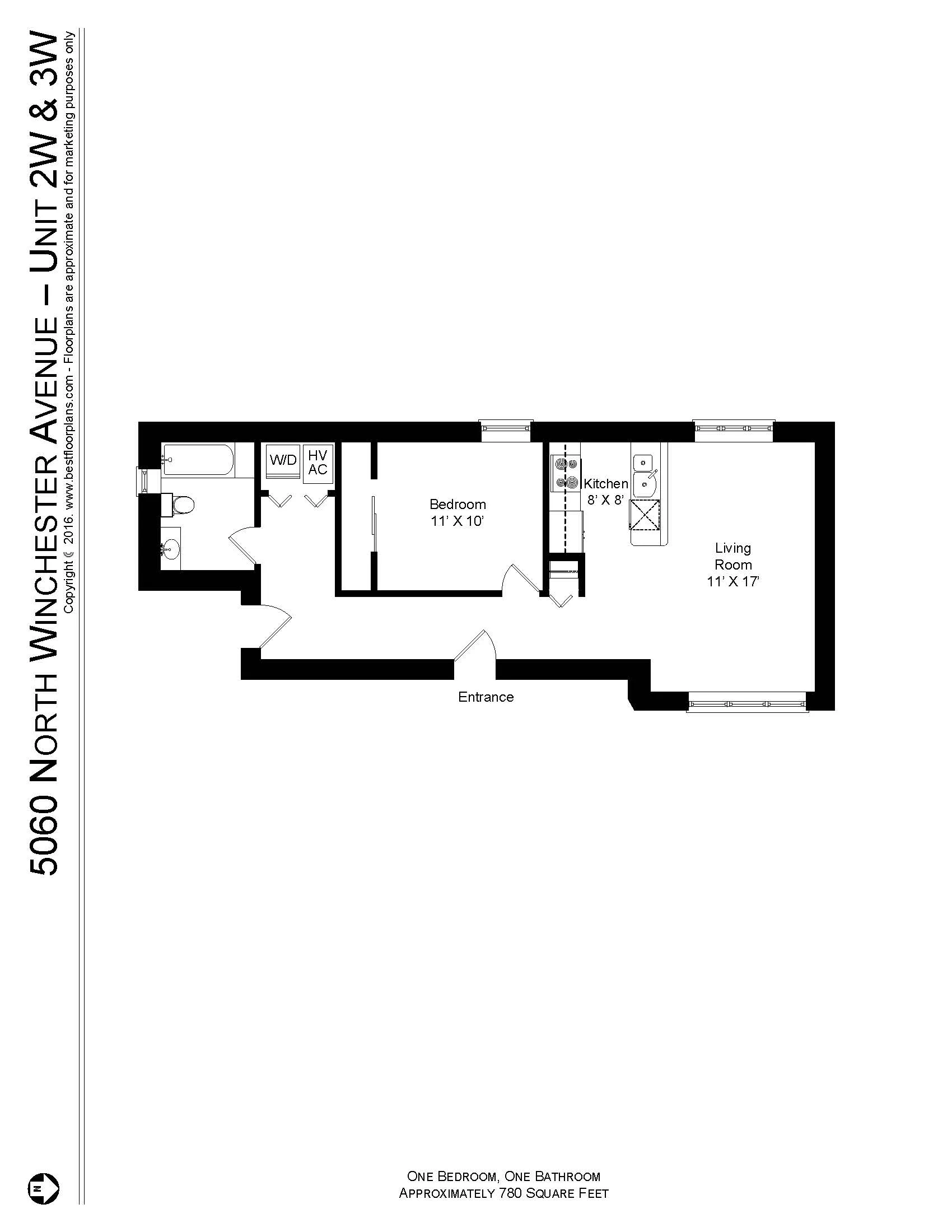 5056 N WINCHESTER AVE 60640-unit#2W-Chicago-IL