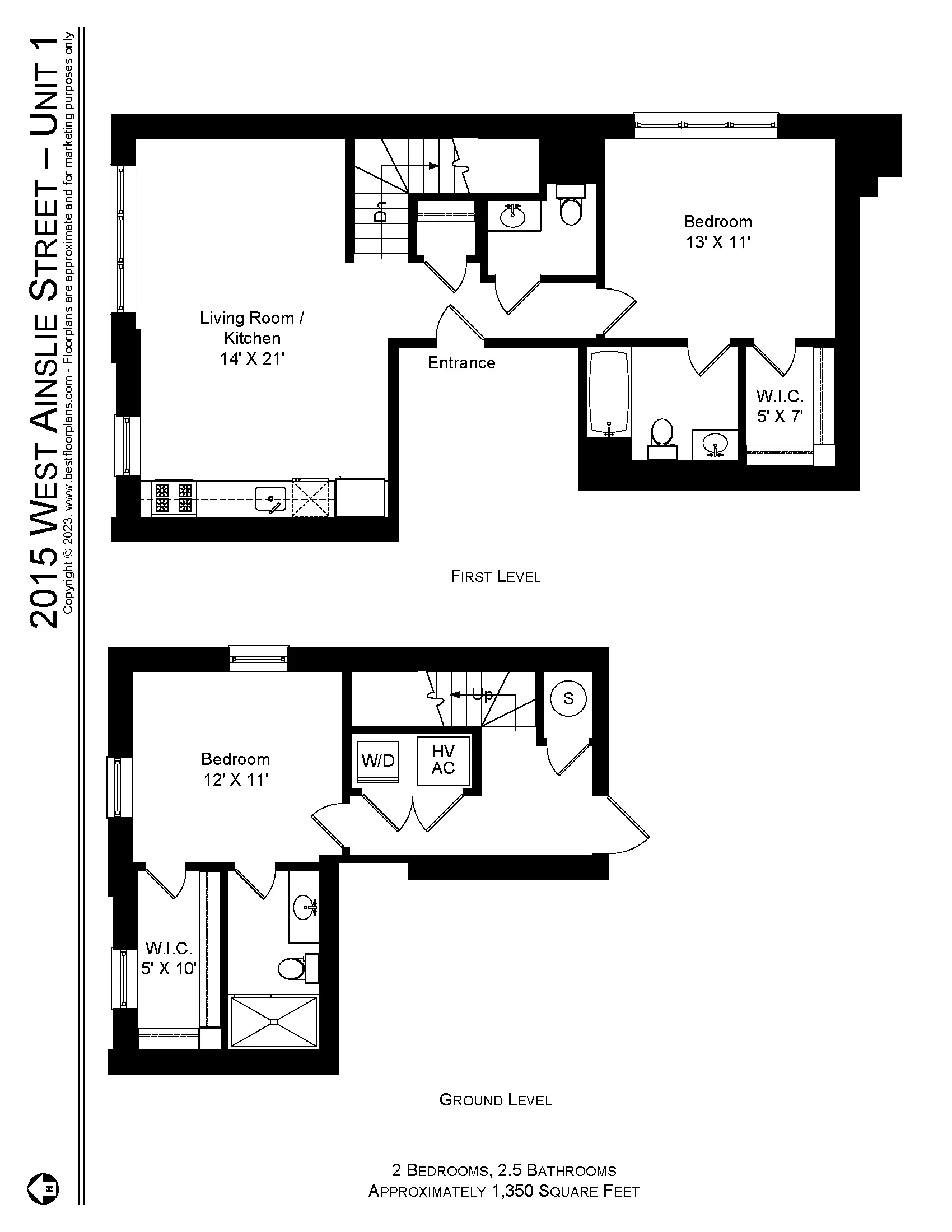 2015 W AINSLIE ST 60625-unit#1-Chicago-IL