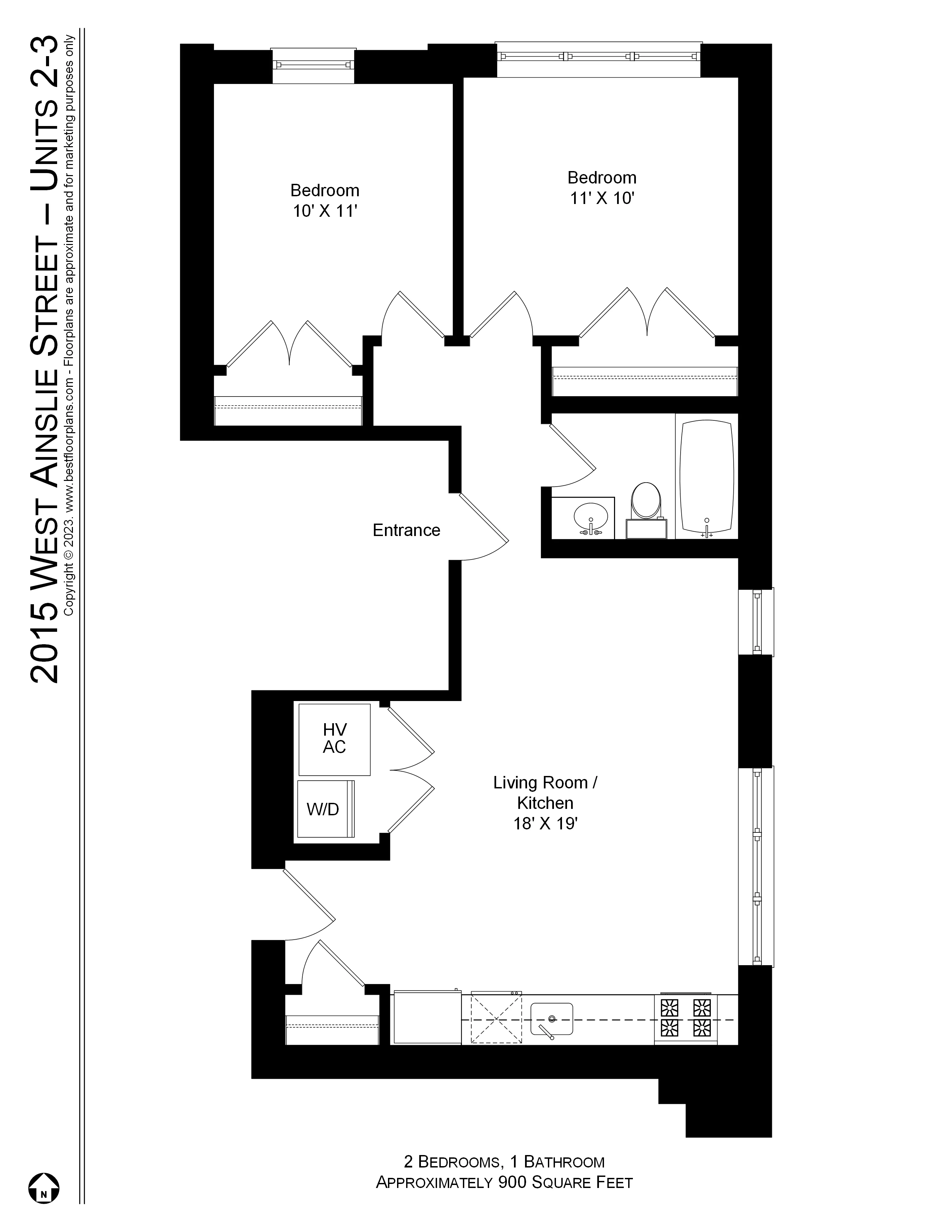 2015 W AINSLIE ST 60625-unit#3-Chicago-IL