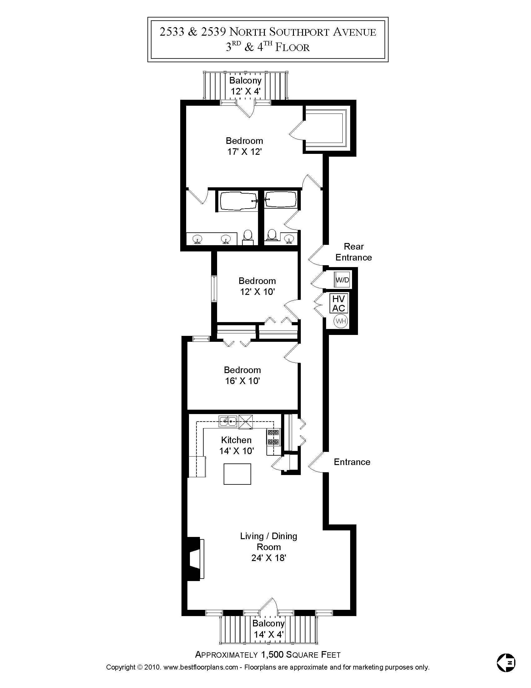 2539 N SOUTHPORT AVE 60614-unit#3N-Chicago-IL