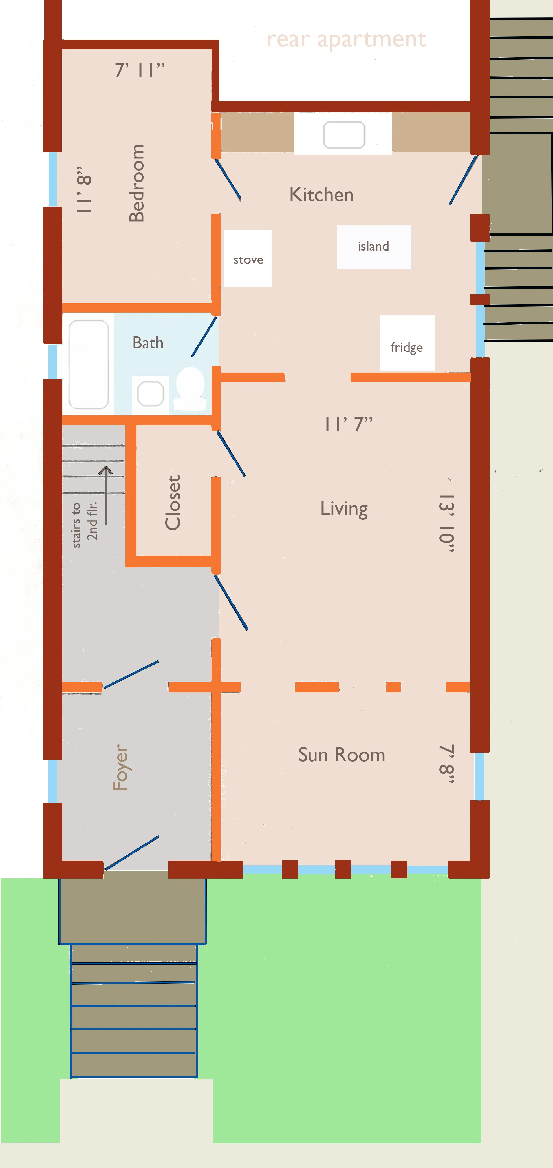 1242 W NELSON ST 60657-unit#1F-Chicago-IL