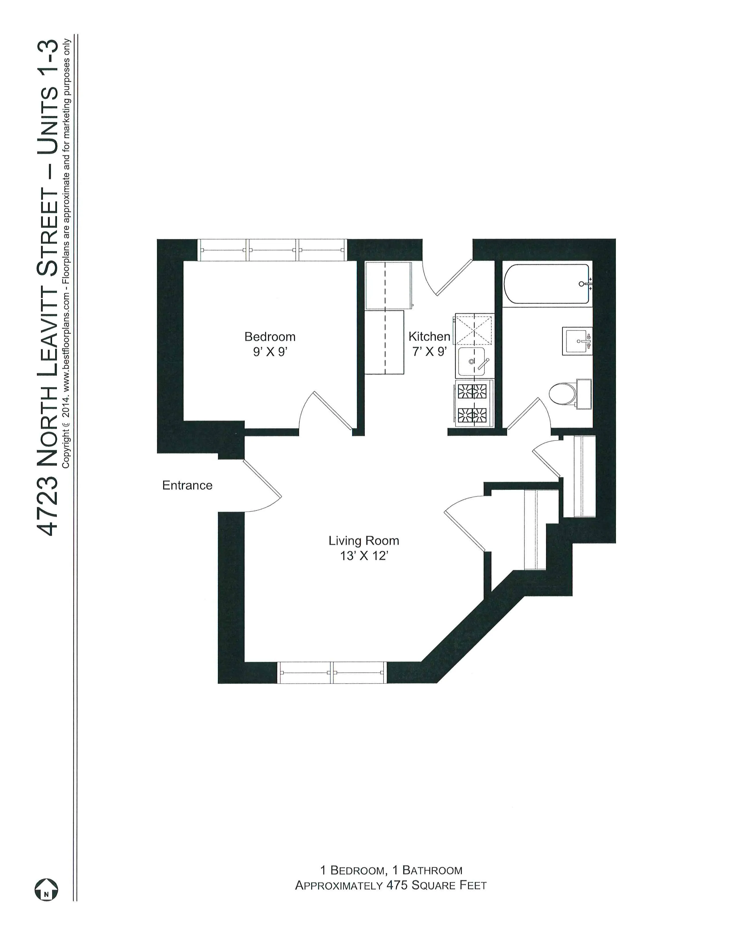 4723 N LEAVITT ST 60625-unit#3-Chicago-IL