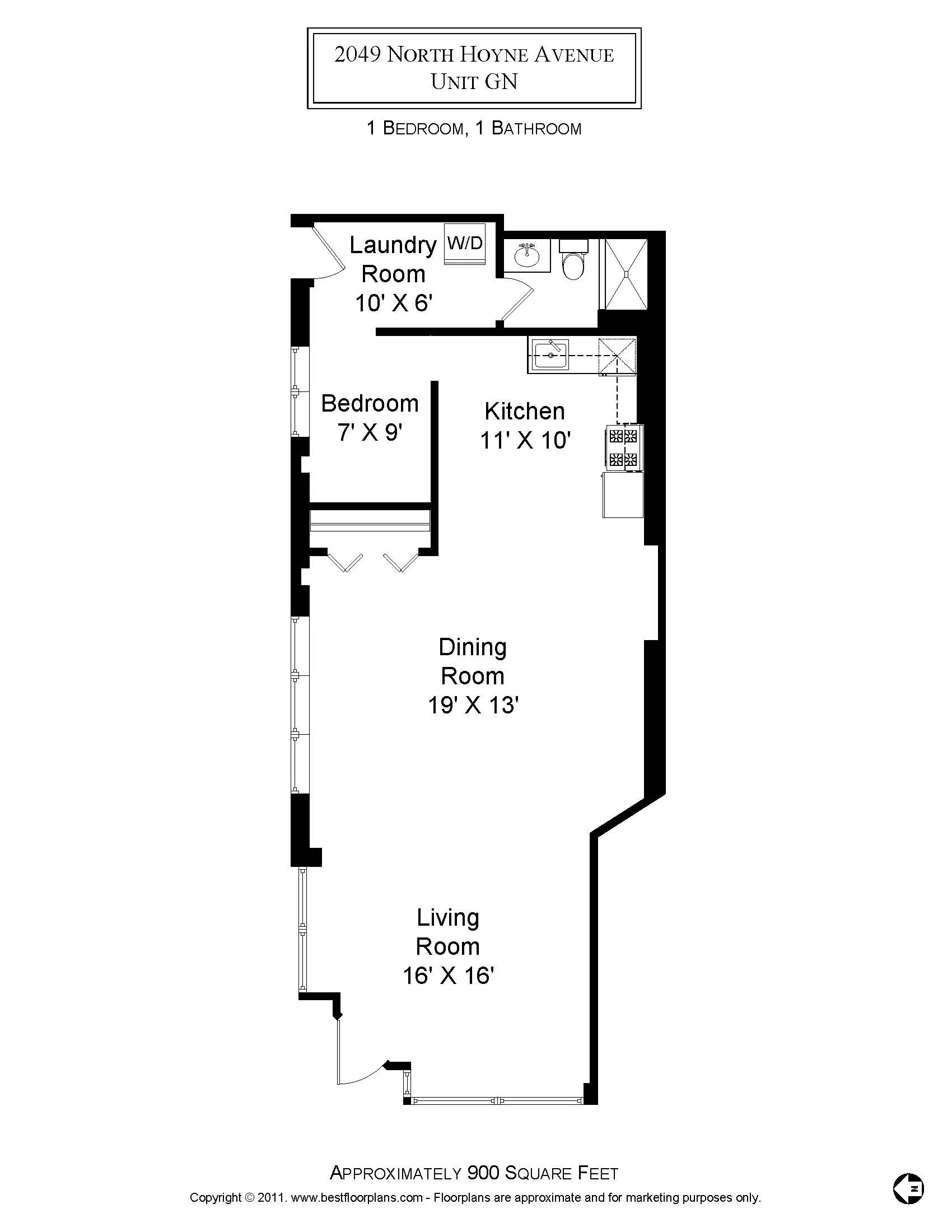2049 N HOYNE AVE 60647-unit#GN-Chicago-IL