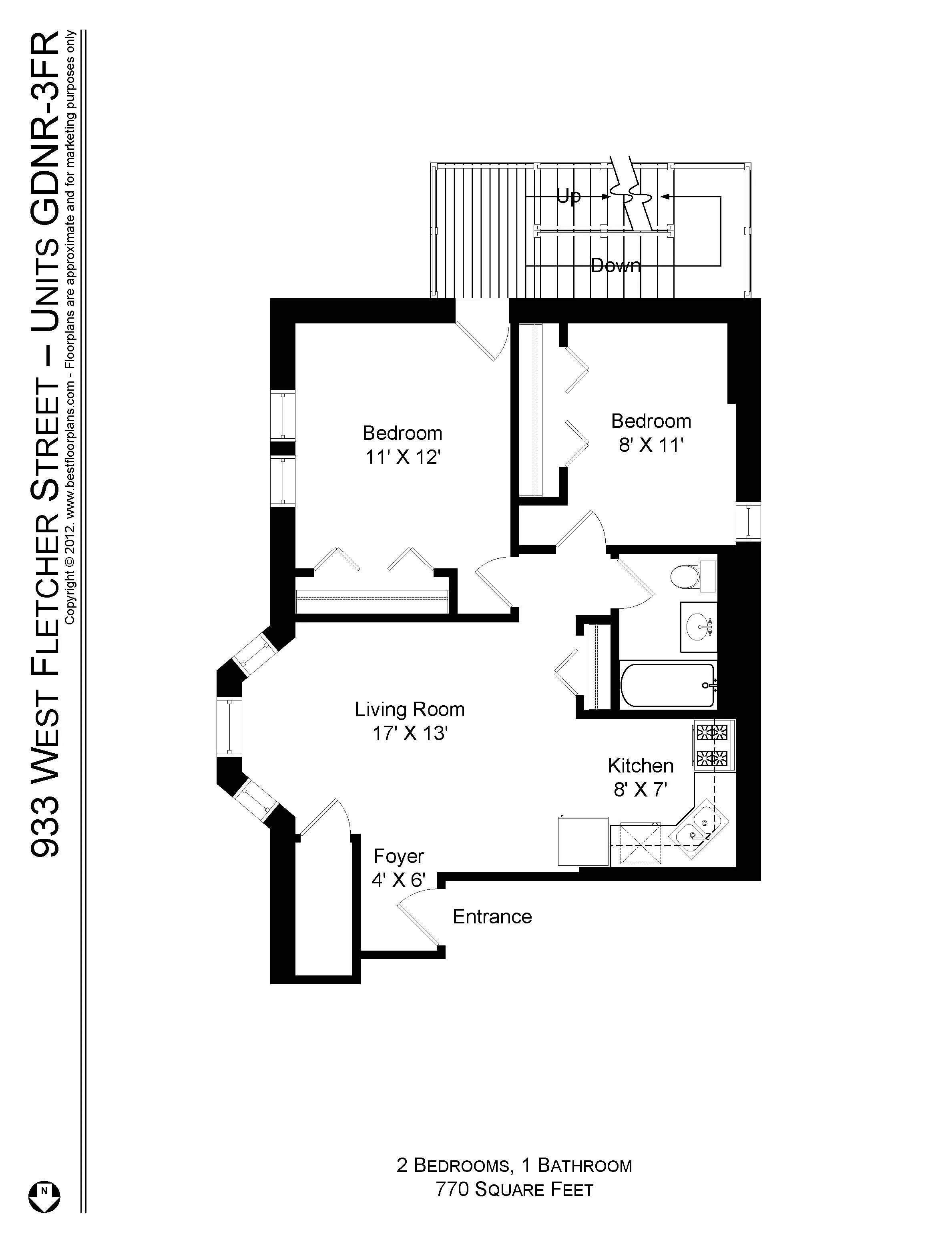 933 W FLETCHER ST 60657-unit#2R-Chicago-IL