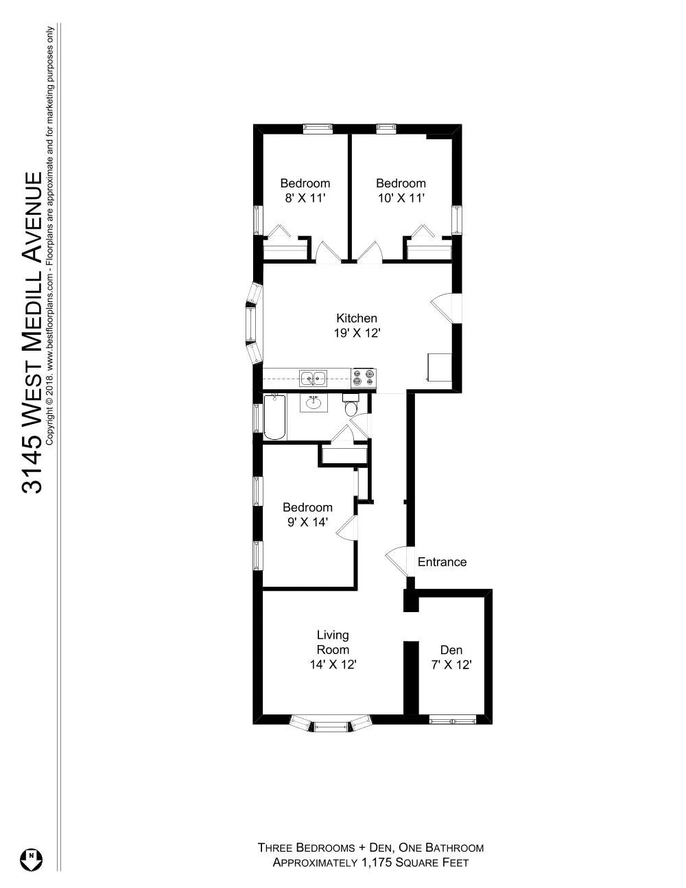 3145 W MEDL AVE 60647-unit#1-Chicago-IL