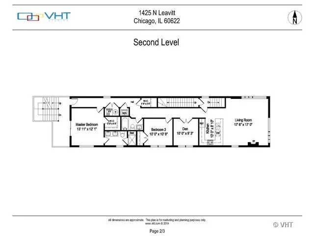 1425 N LEAVITT ST 60622-unit#2-Chicago-IL