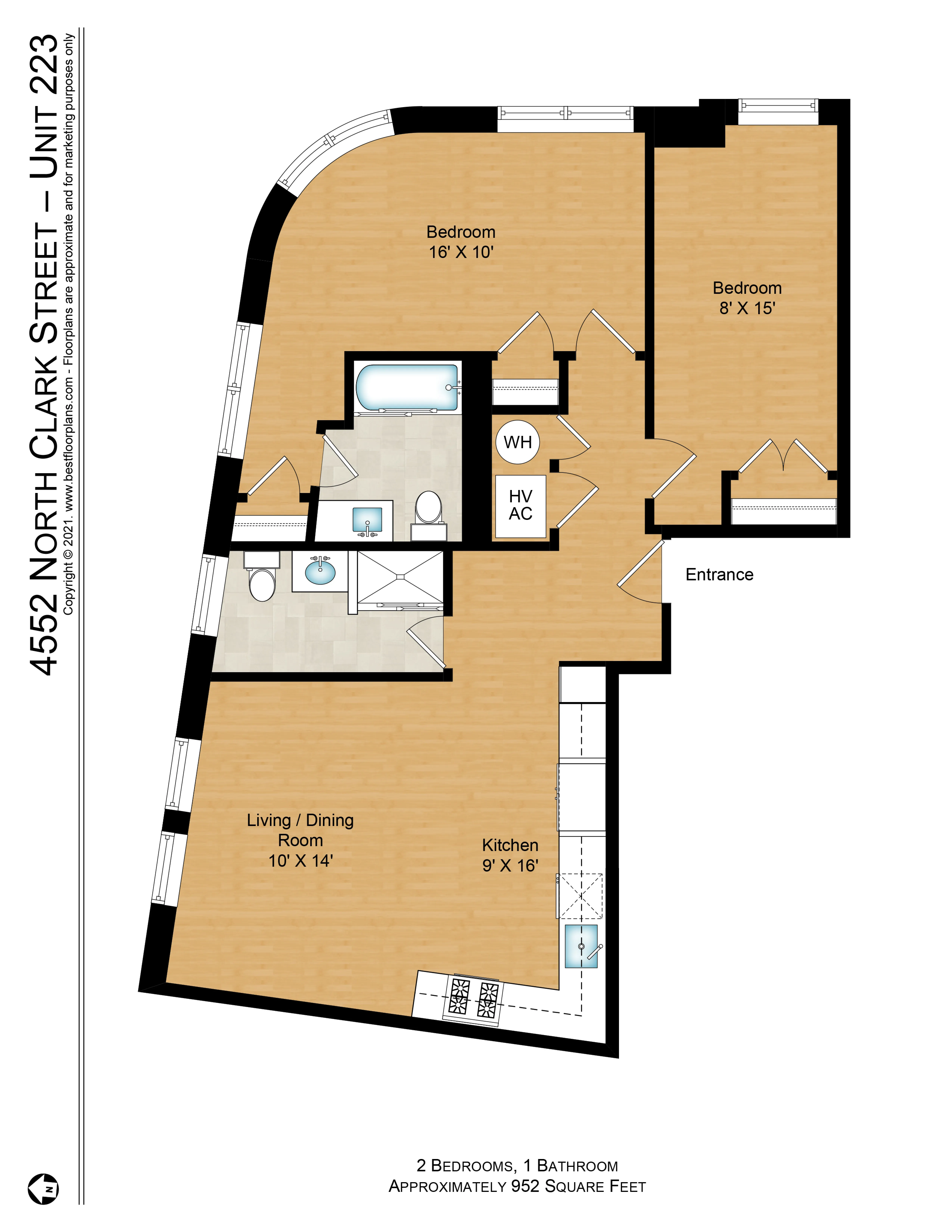 4552 N CLARK ST 60640-The Clark Apartments-unit#323-Chicago-IL