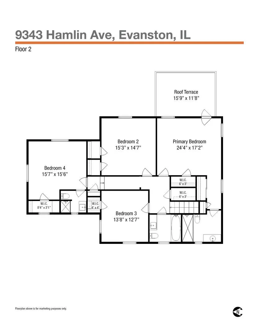 9343 Hamlin Ave, ,  60203, USA 60203-Evanston-IL
