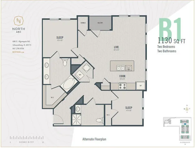 680 E Algonquin Rd, ,  60173, USA 60173-Schaumburg-IL