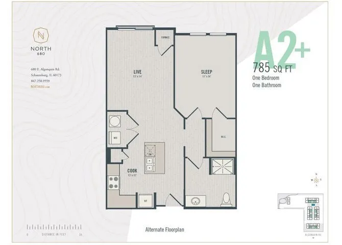 680 E Algonquin Rd, ,  60173, USA 60173-Schaumburg-IL